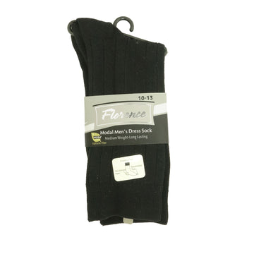 Florence Men's Modal Ribbed Dress Sock